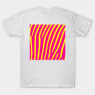 Zebra Print (Pink & Yellow) T-Shirt